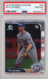 Graded 2019 Bowman Chrome Pete Alonso #48 Rookie RC Baseball Card PSA 10 Gem Mint