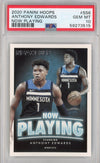 Graded 2020-21 Panini Hoops Anthony Edwards #SS6 Now Playing Rookie RC Basketball Card PSA 10 Gem Mint