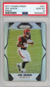 Graded 2017 Panini Prizm Joe Mixon #261 Silver Prizm Rookie RC Football Card PSA 10 Gem Mint