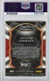 Graded 2021 Panini Select Khamzat Chimaev #57 Concourse Rookie RC UFC MMA Card PSA 10 Gem Mint