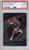 Graded 2019-20 Panini Select Jordan Poole #229 Courtside Rookie RC Basketball Card PSA 10 Gem Mint