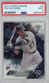 Graded 2016 Topps Chrome Trevor Story #45 Rookie RC Baseball Card PSA 9 Mint