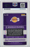 Graded 2015-16 Panini Prizm D'Angelo Russell #322 Rookie RC Basketball Card PSA 10 Gem Mint