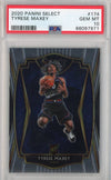Graded 2020-21 Panini Select Tyrese Maxey #174 Premier Level Rookie RC Basketball Card PSA 10 Gem Mint