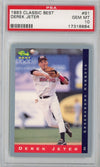 Graded 1993 Classic Best Derek Jeter #91 Rookie RC Baseball Card PSA 10 Gem Mint