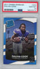 Graded 2017 Panini Donruss Dalvin Cook #343 Rookie RC Football Card PSA 10 Gem Mint