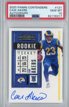 Graded 2020 Panini Contenders Cam Akers #121 Auto Rookie RC Football Card PSA 10 Gem Mint