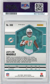 Graded 2021 Panini Mosaic Jaylen Waddle #308 Green Rookie RC Football Card PSA 10 Gem Mint