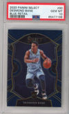 Graded 2020-21 Panini Select Desmond Bane #90 Blue Retail Rookie RC Basketball Card PSA 10 Gem Mint