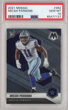 Graded 2021 Panini Mosaic Micah Parsons #362 Rookie RC Football Card PSA 10 Gem Mint