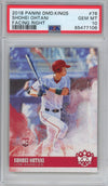 Graded 2018 Panini Diamond Kings Shohei Ohtani #76 Facing Right Rookie RC Baseball Card PSA 10 Gem Mint