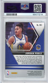 Graded 2019-20 Panini Mosaic Jordan Poole #261 Rookie RC Basketball Card PSA 10 Gem Mint