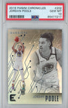 Graded 2019-20 Panini Chronicles Jordan Poole #202 Rookie RC Basketball Card PSA 10 Gem Mint
