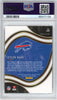 Graded 2020 Panini Select Tyler Bass #389 Field Level Jersey Rookie RC Football Card PSA 10 Gem Mint