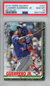 Graded 2019 Topps Holiday Vladimir Vlad Guerrero Jr. #167 Metallic Rookie RC Baseball Card PSA 10 Gem Mint