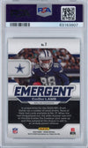 Graded 2020 Panini Prizm CeeDee Lamb #7 Emergent Rookie RC Football Card PSA 10 Gem Mint