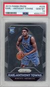 Graded 2015-16 Panini Prizm Karl-Anthony Towns #328 Rookie RC Basketball Card PSA 10 Gem Mint