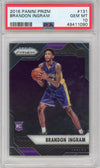Graded 2016-17 Panini Prizm Brandon Ingram #131 Rookie RC Basketball Card PSA 10 Gem Mint