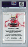 Graded 2023 Leaf Web Exclusives Standouts Brock Purdy #BP1 Autographed #/1000 Rookie RC Football Card PSA/DNA 9 Mint Auto Grade 10
