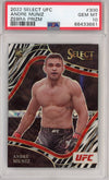 Graded 2022 Panini Select Andre Muniz #300 Zebra Prizm Octagonside Rookie RC UFC MMA Card PSA 10 Gem Mint