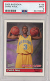 Graded 2005-06 Bazooka Chris Paul #166 Rookie RC Basketball Card PSA 9 Mint