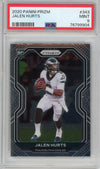 Graded 2020 Panini Prizm Jalen Hurts #343 Rookie RC Football Card PSA 9 Mint