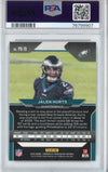 Graded 2020 Panini Chronicles Jalen Hurts #PB19 Prizm Black Rookie RC Football Card PSA 9 Mint