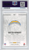 Graded 2020 Panini Illusions Justin Herbert #7 Retail Rookie RC Football Card PSA 9 Mint