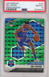 Graded 2020-21 Panini Mosaic Obi Toppin #273 Green Rookie RC Basketball Card PSA 10 Gem Mint