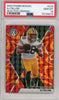 Graded 2020 Panini Mosaic AJ Dillon #226 Reactive Orange Rookie RC Football Card PSA 10 Gem Mint
