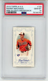 Graded 2013 Topps Mini Allen & Ginter Manny Machado #120 Rookie RC Baseball Card PSA 10 Gem Mint