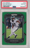 Graded 2022 Panini Prizm Nakobe Dean #399 Green Rookie RC Football Card PSA 10