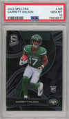 Graded 2022 Panini Spectra Garrett Wilson #145 Rookie RC Football Card PSA 10 Gem Mint