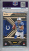 Graded 2020 Panini Gold Standard Jonathan Taylor #252 Double Prime Jersey Rookie RC Football Card PSA 8 Auto 10