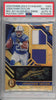 Graded 2020 Panini Gold Standard Jonathan Taylor #252 Double Prime Jersey Rookie RC Football Card PSA 8 Auto 10