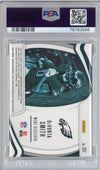 Graded 2021 Panini Absolute DeVonta Smith #207 Materials #/249 Rookie RC Football Card PSA 8 AUTO 10