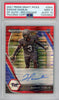 Graded 2021 Panini Prizm Draft Picks Damar Hamlin #DHA Red Pulsar Autographed #15/15 Rookie RC Football Card PSA/DNA 9 Mint Auto Grade 10