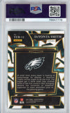Graded 2021 Panini Select Devonta Smith #TUR11 Turbocharged Silver Prizm Rookie RC Football Card PSA 10