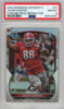 Graded 2022 Bowman University Jalen Carter #37 Chrome Refractor Rookie RC Football Card PSA 8 Mint