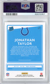 Graded 2020 Panini Donruss Optic Jonathan Taylor #167 Rookie RC Football Card PSA 8 Mint