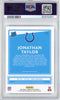 Graded 2020 Panini Donruss Optic Jonathan Taylor #167 Rookie RC Football Card PSA 8 Mint