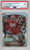 Graded 2022 Bowman University Jalen Carter #37 Chrome Refractor Rookie RC Football Card PSA 9 Mint