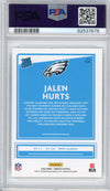 Graded 2020 Panini Donruss Jalen Hurts #314 Rookie RC Football Card PSA 8 Mint