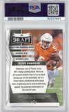Graded 2023 Leaf Draft Bijan Robinson #41 Red Rookie RC Football Card PSA 9 Mint