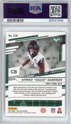 Graded 2022 Panini Prestige Ahmad Sauce Gardner #378 Rookie RC Football Card PSA 8 Mint