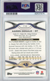Graded 2014 Topps Platinum Aaron Donald #112 Rookie RC Football Card PSA 8 Mint