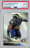 Graded 2014 Topps Platinum Aaron Donald #112 Rookie RC Football Card PSA 8 Mint