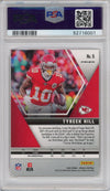 Graded 2020 Panini Mosaic Tyreek Hill #5 Reactive Orange Football Card PSA 10 Gem Mint