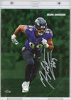 Autographed/Signed 2024 Under Wraps Emanate Mark Andrews Green Baltimore Ravens /99 8x10 Football Card Photo Fanatics COA