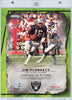 Autographed/Signed 2024 Under Wraps Emanate Jim Plunkett Oakland Raiders Green /99 8x10 Football Card Photo Fanatics COA